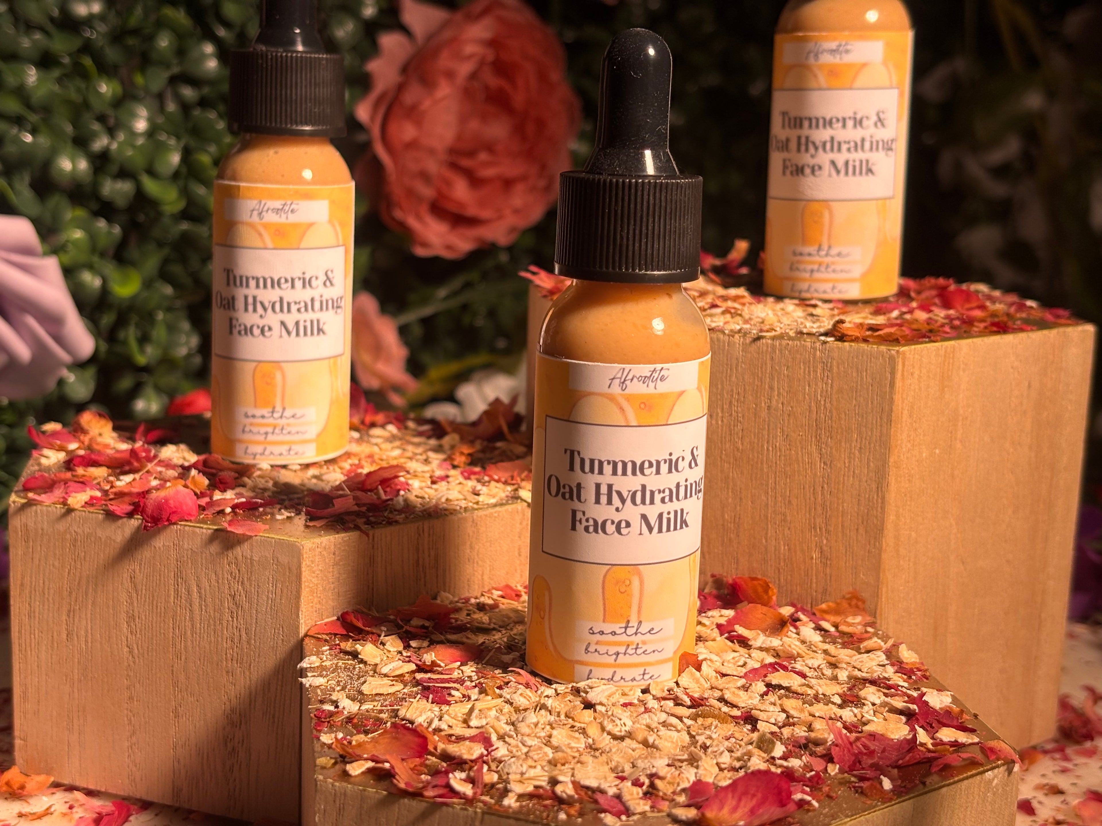 hydrating milk serum- turmeric & oats