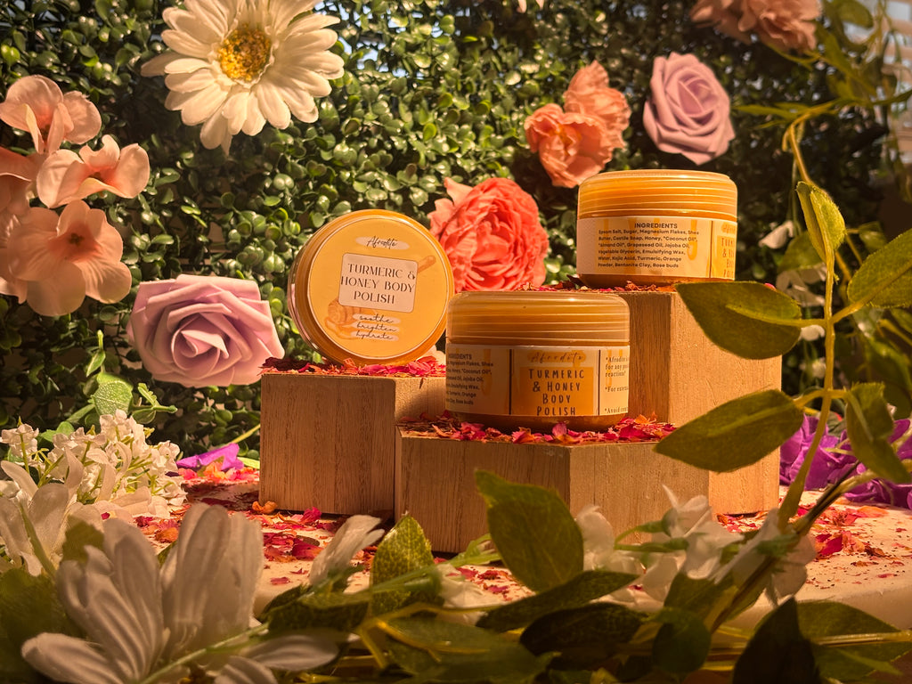 body polish- turmeric & honey