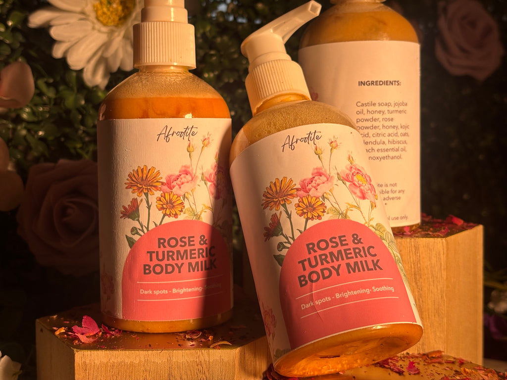 body milk- turmeric & rose