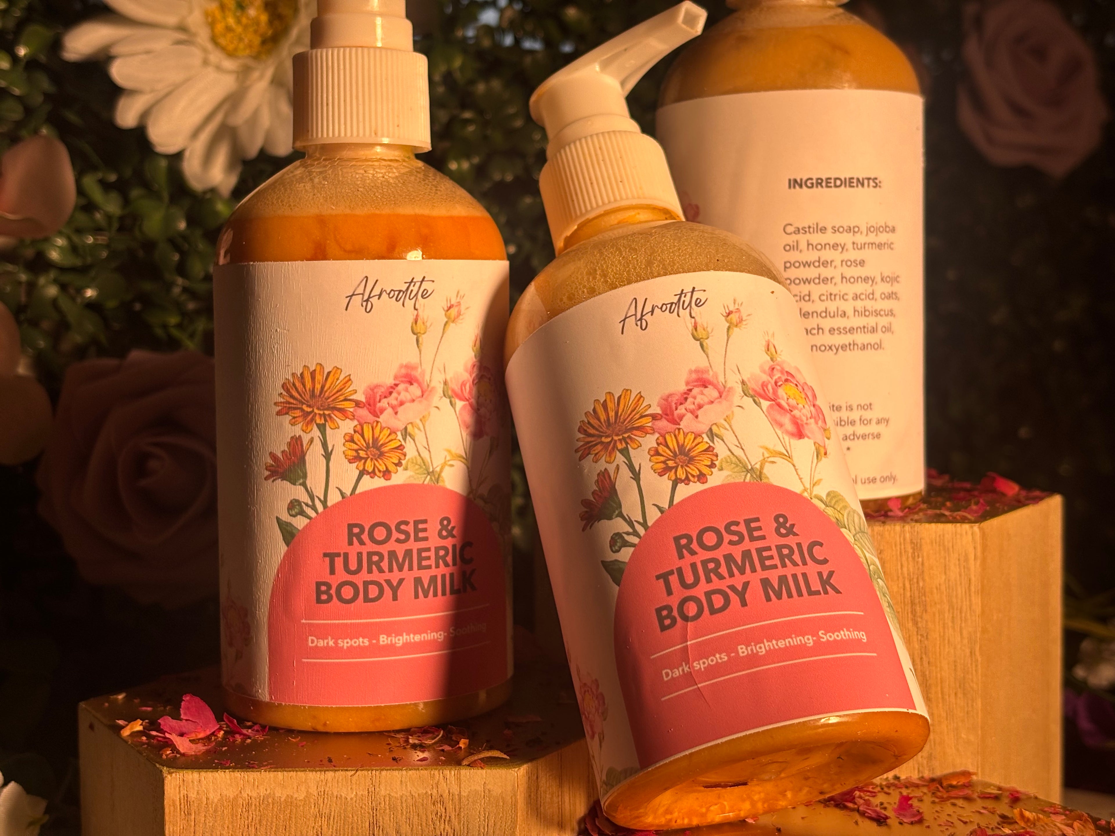 body milk- turmeric & rose