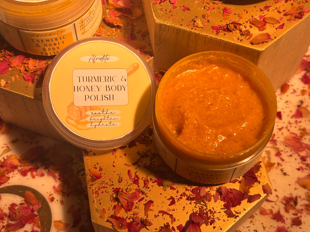 body polish- turmeric & honey