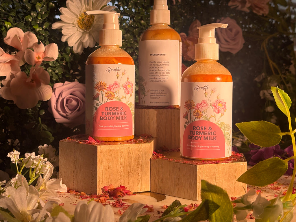 body milk- turmeric & rose