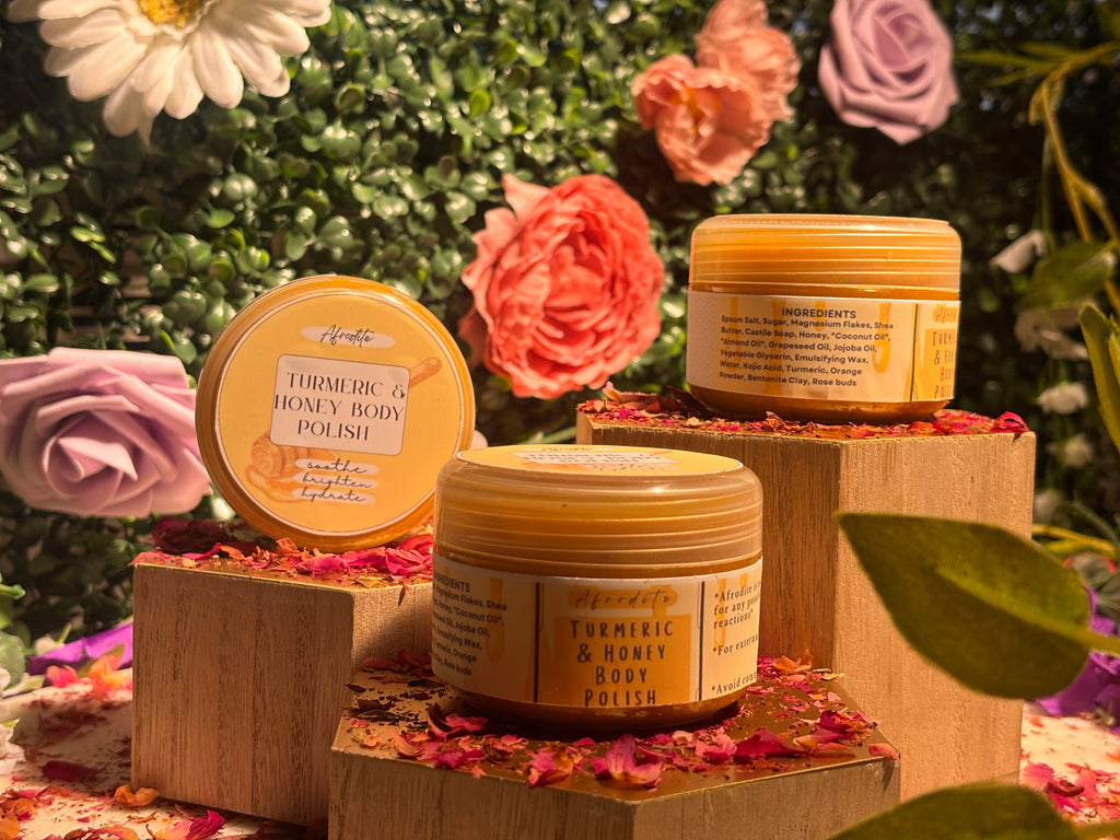 body polish- turmeric & honey
