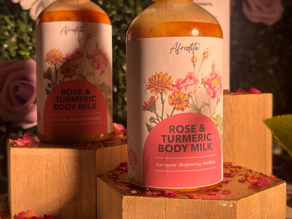 body milk- turmeric & rose