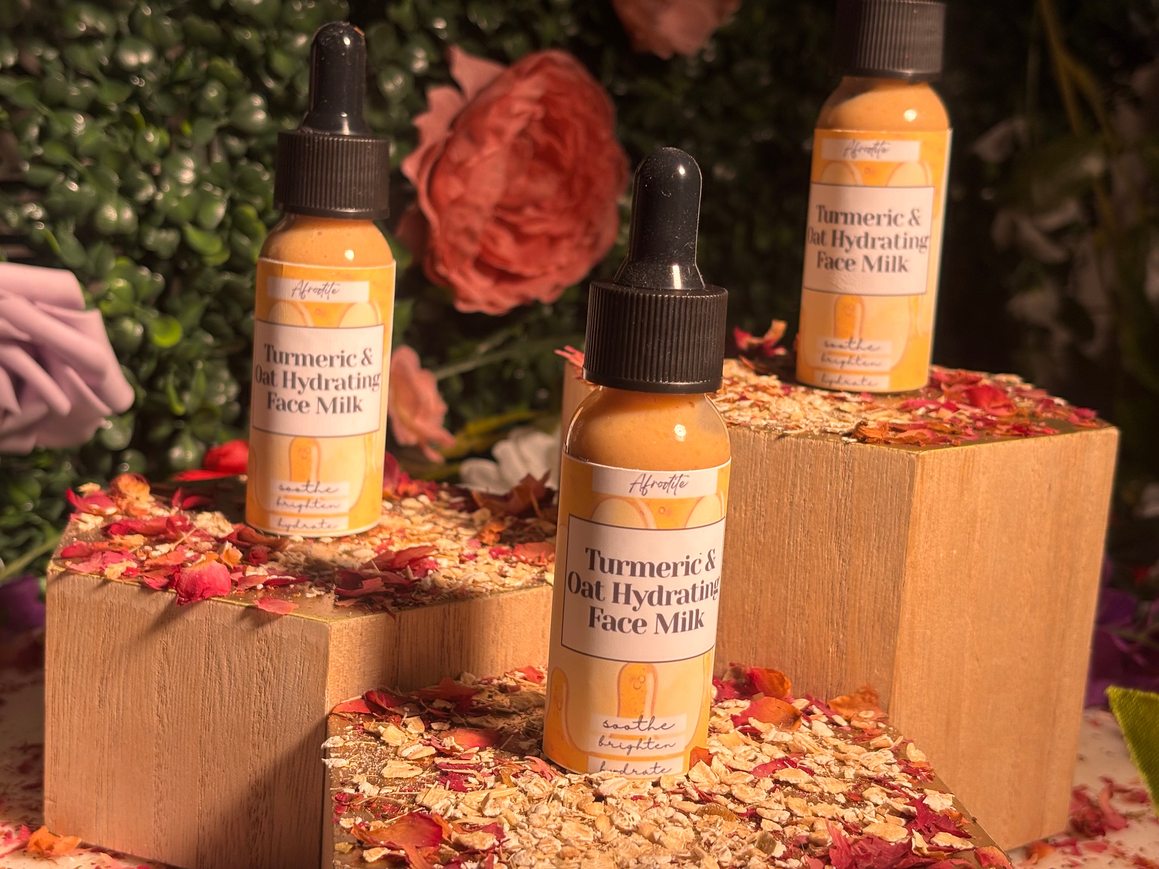 hydrating milk serum- turmeric & oats