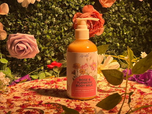 body milk- turmeric & rose