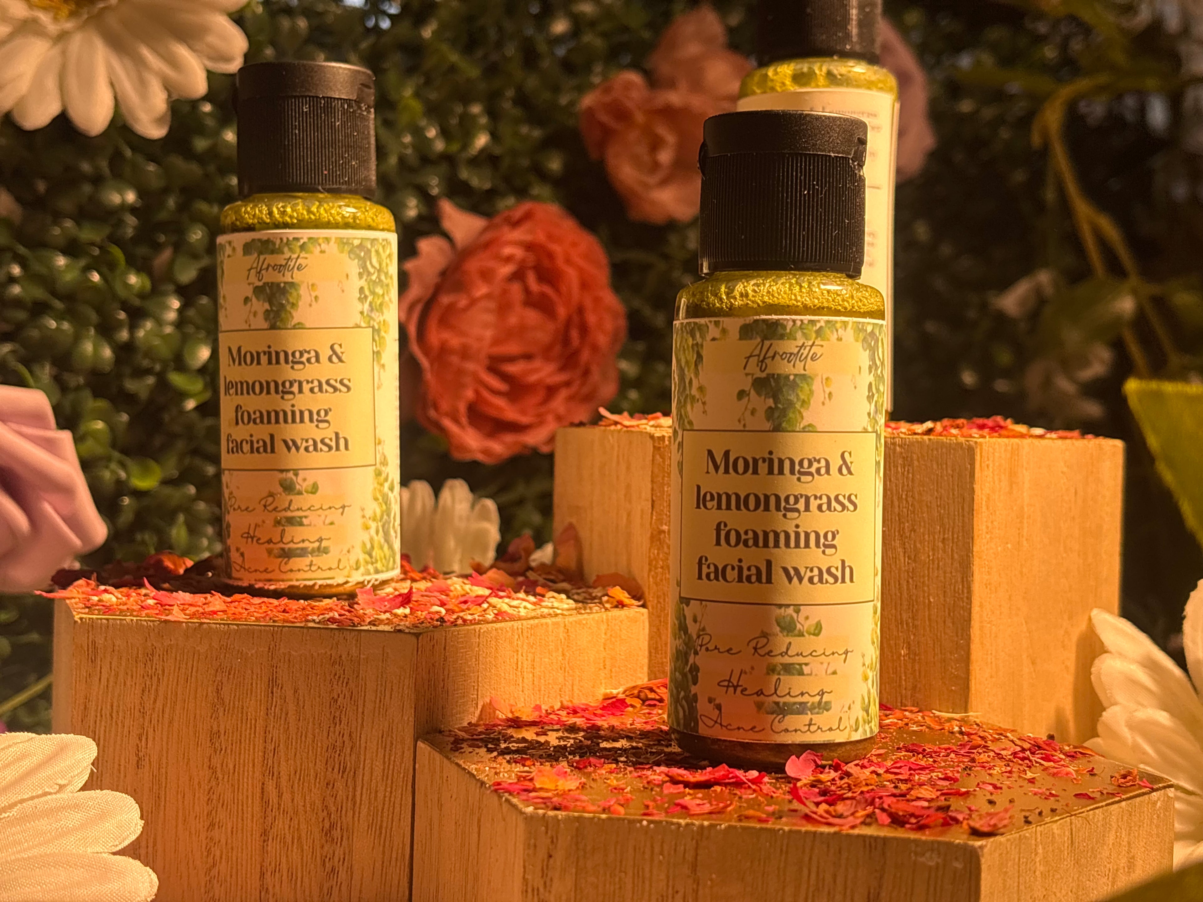 foaming face wash- moringa & lemongrass