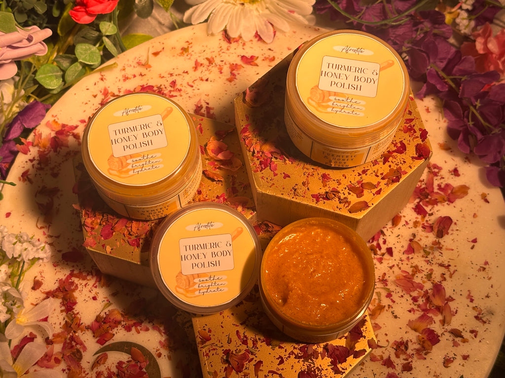 body polish- turmeric & honey