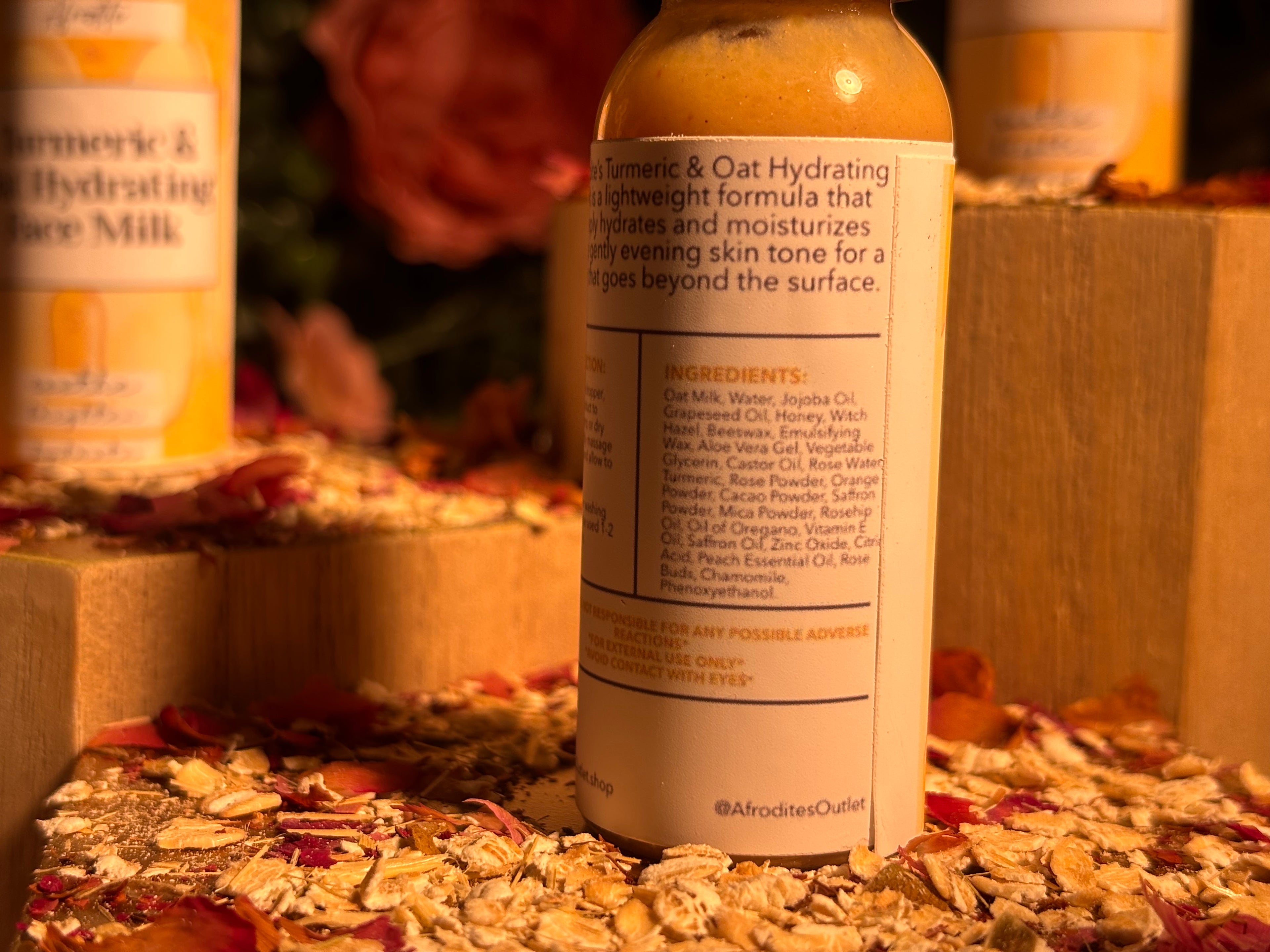 hydrating milk serum- turmeric & oats